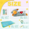 thumbnail image 2 of All For Paws Heartbeat Dog Plush Toy Gift Set - Gray Sheep Puppy Snuggling Toy for Sleeping Aid & Anti-Anxiety, a Soft Cuddly Blanket, 2 Puppy Chewing Toys & 3 Heat Packs, 2 of 8