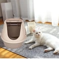 thumbnail image 4 of Delapan 10 Pack Charcoal Cat Litter Box Filter Compatible with Basics Hooded Covered Cat Litter Box Carbon Odor Filters, 4 of 7