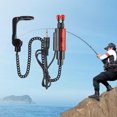 thumbnail image 4 of Alarma de mordedura de pesca, colgador de cadena, indicador luminoso LED para pesca (rojo), 4 of 9