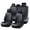 Black, variant on 2024 for ACURA INTEGRA Seat Cover, Waterproof Leather 5 Piece Full Set Non-slip Suitable for All Seasons, Black Car Seat Covers, Protect Car Seats