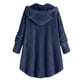 thumbnail image 5 of Pntutb Mujer Botón Felpa Tops Con Capucha Cárdigan Suelto Color Sólido Abrigo Chaqueta Liquidación Pntutb Pntutb-4371, 5 of 5