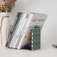 thumbnail image 4 of Naloa Lgbt Penguin Wood Non-Skid Bookend for Shelves,Book Ends for Heavy Books, Book Stand for CDs,1 Pair, 4 of 7