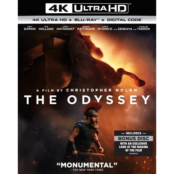 The Odyssey (4K Ultra HD Blu-ray Digital Copy), Action, Universal