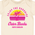 thumbnail image 4 of Inktastic Summer Enjoy the Sunshine Outer Banks North Carolina in Pink Boys or Girls Baby Bodysuit, 4 of 5