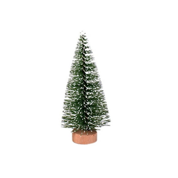 Agiferg Christmas Tree Mini Pine Tree With Wood Base DIY Home Table Top Decor
