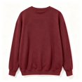 thumbnail image 5 of Sorvello Women's Football Graphic Sweatshirt Game Day Pullover Soft Breathable Cozy Long Raglan Sleeve Streetwear Fall Casual Athletic Top for Women Deep Red XXL, 5 of 7