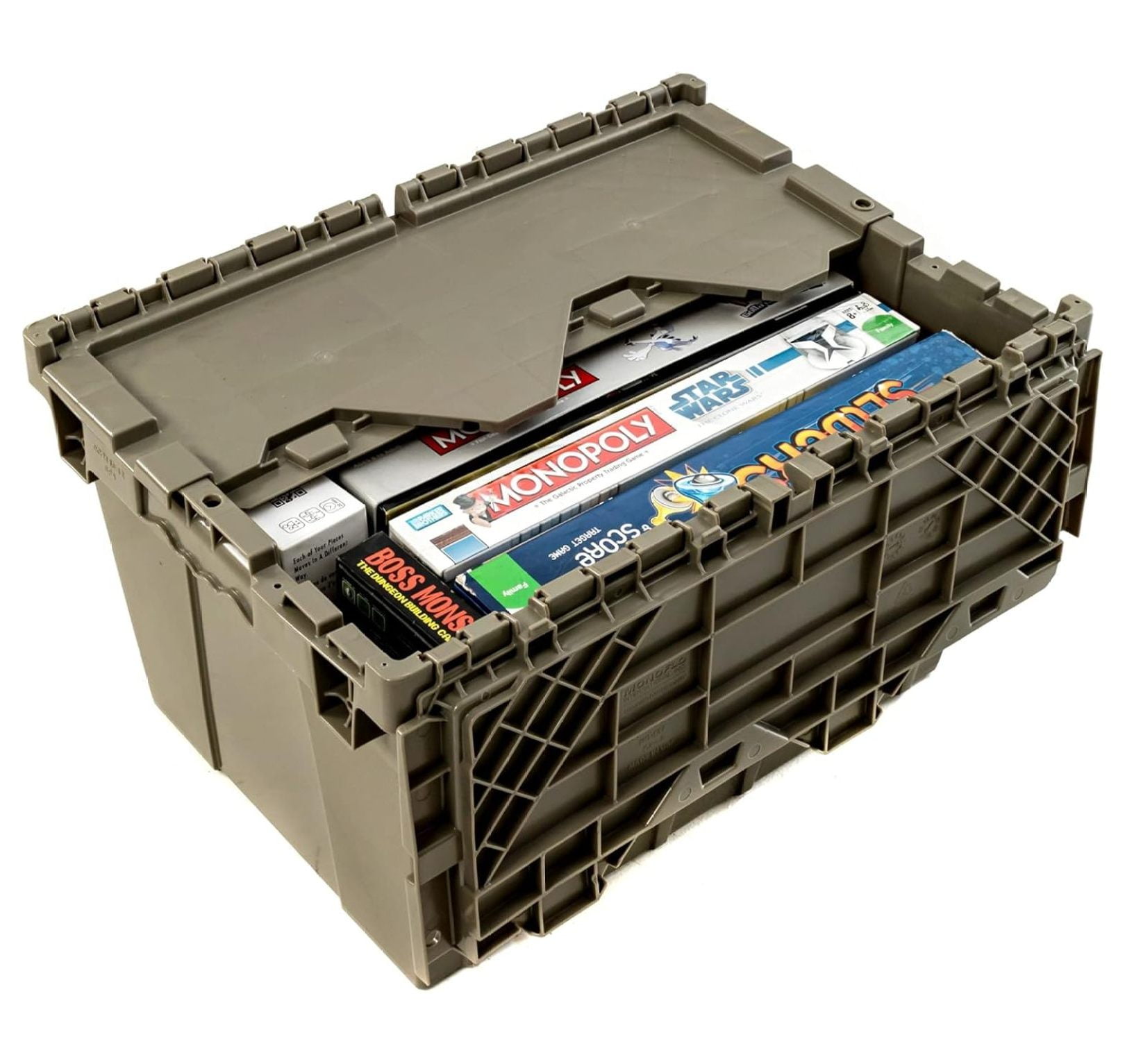 12 Gallon Top Tote Storage Container (PACK OF 2) Industrial 12 Gallon Top Tote Storage Container (PACK OF 2) Industrial