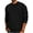 Black, variant on OALUXE Sweatshirts for Men Geometric Texture Pullover Long Sleeve Shirts Crewneck Casual Tops