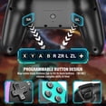 thumbnail image 6 of Wireless Switch Pro Controller Compatible with Switch / Switch Lite / Switch OLED / PC,Consloe 6-Axis Turbo Dual Vibration,Programmable with back buttons,Black (Purple + Green), 6 of 10