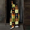 thumbnail image 7 of Stralyhd Halloween Women's Jumpsuits Halloween Party Scoop Neck Jumpsuit Festival Gathering Jumpsuits with Pockets Scary Pumpkin Pattern Wide Leg Trousers Green 3XL, 7 of 7