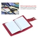 thumbnail image 5 of Mini Slim 26 Tarjetas de crédito Titular PU Cuero RFID Bloqueo Bolsillo Delantero Caja de Banco Monedero Tarjeta de Visita Clip Organizador de Caja para Unisex(Rojo) Amonsee NO, 5 of 6