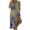 Navy, variant on IROINNID V-Neck Shift Dress For Women Casual Plus Size Print Pockets Sleeveless Maxi Dress Comfort Waist Dress