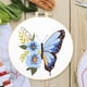 thumbnail image 4 of Kits Bordado Punto Cruz Estampados Mariposas Con Hilo Color Aro 30x30cm, 4 of 9