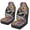 Hummingbird Floral Pattern, variant on CHAQLIN Scratch Proof Seat Covers for Driving, Polyester Waterproof Auto Front Seats Protector, Camo US Flag
