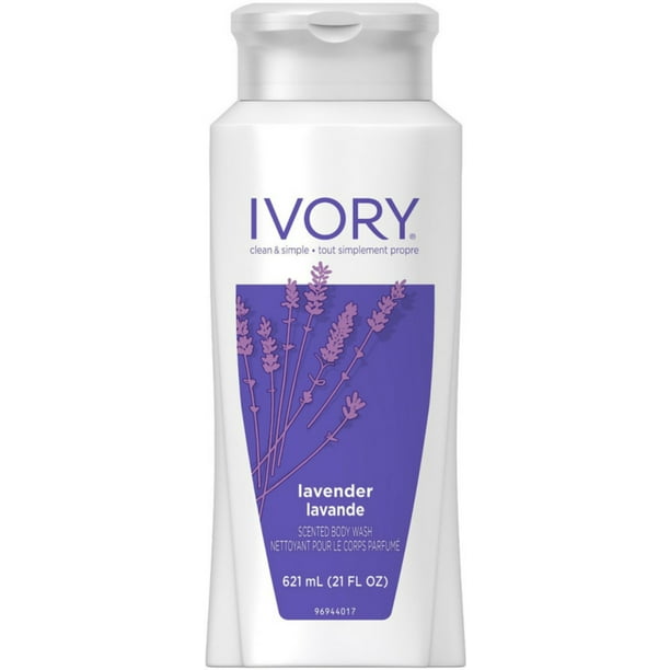 Ivory Body Wash Lavender 21 oz (Pack of 4)