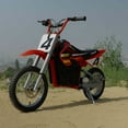 thumbnail image 6 of Razor MX500 Kids Dirt Rocket Supercross 15 MPH Electric Bike Motorcycle, Red, 6 of 8