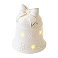 thumbnail image 4 of Adorno navideño, adorno navideño, decoración del hogar, figura de mesa, estatua iluminada para repisa de chimenea, estantería, dormitorio de boda Campana, 4 of 8