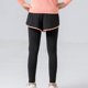thumbnail image 2 of Odeerbi 6-14 Años Niñas Yoga Leggings Con Pantalones Cortos Workout Dance Athletic Sports Pantalones Verano Protección Solar Pantalones Cintura Alta, 2 of 5