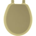 thumbnail image 3 of Mayfair Cameron Round Enameled Wood Toilet Seat in Harvest Gold with Stay·Tite Seat Fastening System and Easy·Clean Hinge, 3 of 5