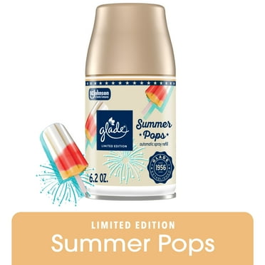 Glade Automatic Spray Air Freshener Refill, Summer Pops, 6.2 oz, 1 Count