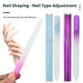thumbnail image 2 of High-quality Tempered Nail File Nail Art Double-sided Etched Function Glass Nail File Gentle Easy To Clean Safe Double Sided Nail Buffer Mani Tool, 2 of 8