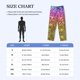thumbnail image 4 of Fotbe Glitter Rainbow Pantalones de Pijama para Hombre, Pantalones de Dormir, Pantalones de Casa con Cintura Ajustable y Bolsillos-Large, 4 of 6