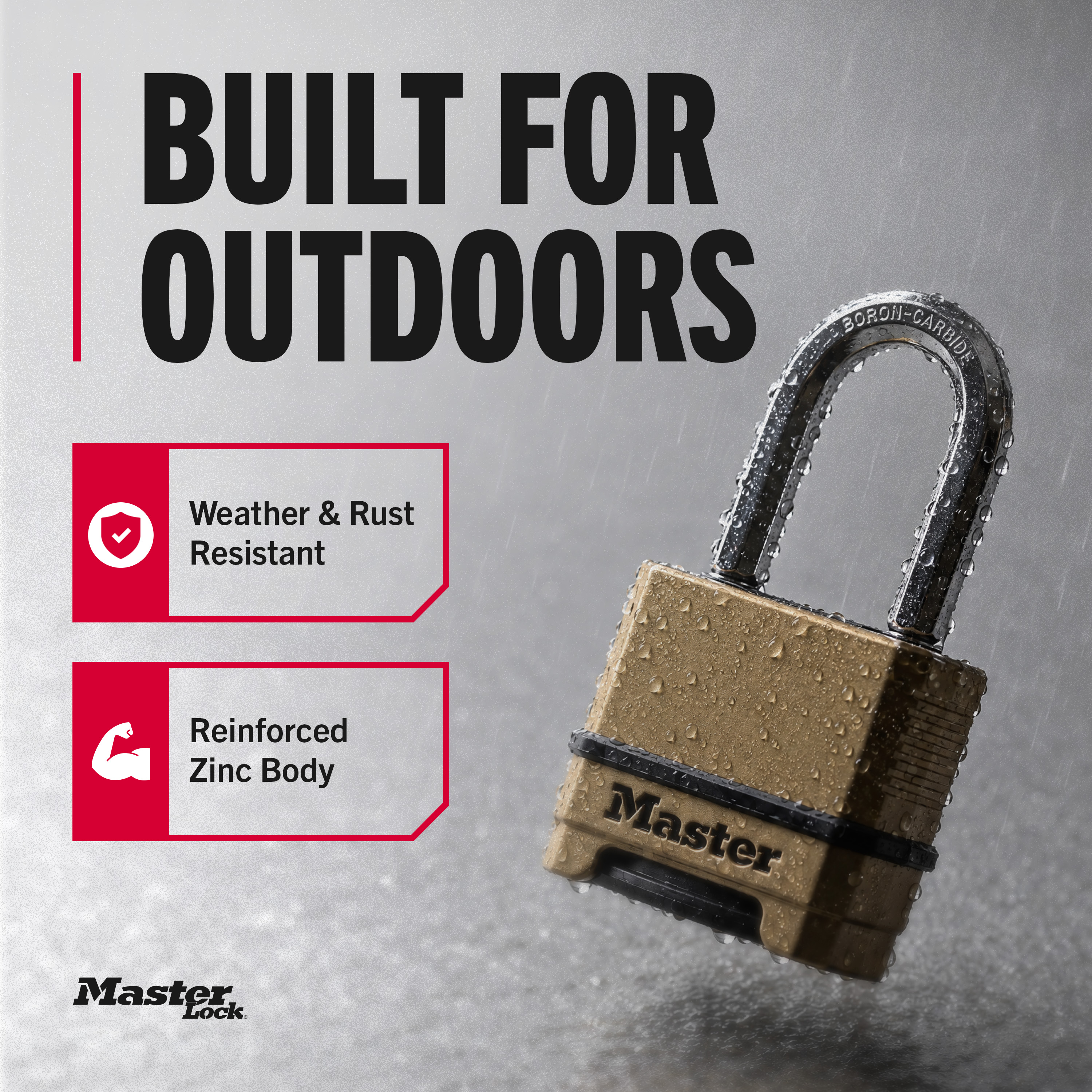Master Lock Heavy Duty Combination Padlock 2" photo 4