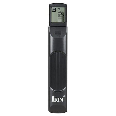 IRIN Pocket Guitar Chord Trainer 6 Fret Portable Practice Tool with Chord Name Fingering Chart Metronome Display Screen for Acoustic Guitar Beginners Players