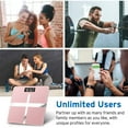 thumbnail image 5 of Weight Scale, Highly Accurate Digital Bathroom Body Smart Scale, Precisely Measures Weight up to 400 lbs,Rose, 5 of 8