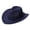 Navy, variant on Western Cowboy Hat for Kids Boy Girl Classic Cowboy Cowgirl Dress Up Hat with Buckle