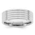 thumbnail image 1 of Bague en Argent Sterling 925 7mm 5 Rangées Taille 8 Mariage Fantaisie, 1 of 8