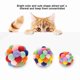 thumbnail image 5 of M Buder Juguete de Peluche Colorido para Mascotas Bola Interactiva con Campana para Perros y Gatos Talla CH S (5 cm / 1.97 in), 5 of 9