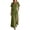Army Green Dress, variant on Miluxas Square Neck Short Sleeve Maxi Dress for Women Slit Hem High Waisted A Line Flowy Long Dress with Pockets Daily Vacation Outfits for Summer White