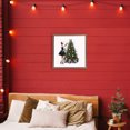 thumbnail image 4 of Stupell Industries Art Deco Trendy Christmas Tree Brown Floating Frame Canvas Art, 18 x 18, by Amanda Greenwood, 4 of 8