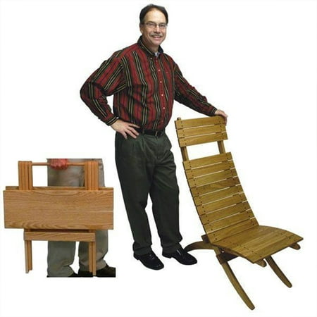 Woodworking Project Paper Plan to Build Cross-Brace Chair and Folding Table