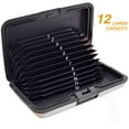 thumbnail image 2 of UTRAX 12 Slots Metal Cards Wallet Multi Pockets Aluminum Purse Credit Card Organizing Hard Case Holder for RFID Scan, 2 of 5