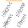 thumbnail image 6 of Cheese Knives, Stainless Steel Cheese Knife Sets - 1Cheese Fork, 1Cheese Knife, 1Cheese Cutter, 1Cheese Shaver, 4PCS Cheese Tools Cheese Knives Cutlery Set, 6 of 7