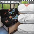 thumbnail image 6 of XYZCANDO Cartoon Dragonfly Flower RV Dinette Cushion Covers Comfortable RV Accessories Universal RV Dinette Cushions for Women Washable Cushion Covers for Couches and Sofas Slipcovers for Loveseat, 6 of 7