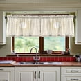 thumbnail image 3 of Yayeee Kitchen Curtains Tier Set of 2 Light Filtering 57"x24" Over Sink Window Panels, Sunshine, 3 of 7