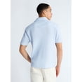 thumbnail image 3 of Free Assembly Men's Textured Polo Camp Shirt, Sizes S-3XL, 3 of 6