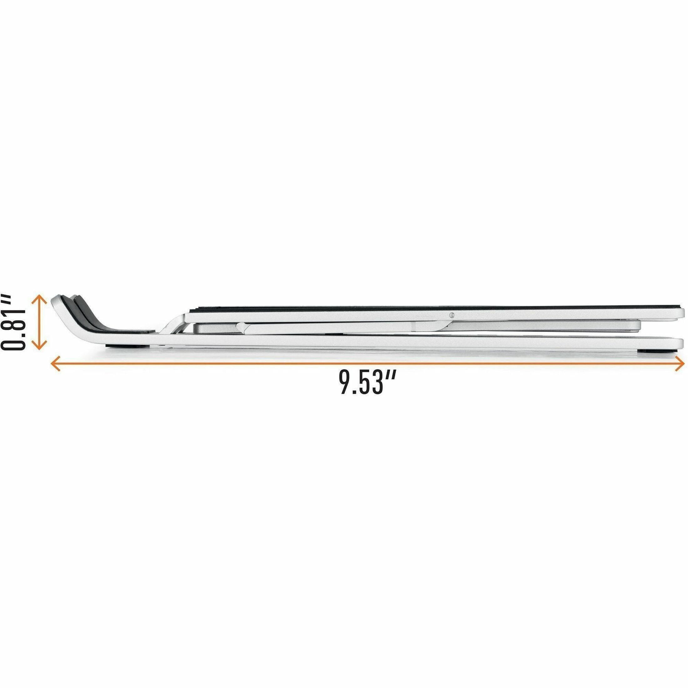 Durable Laptop Stand which is foldable and portable for mobile devices such as laptops (up to 5 kg).