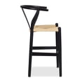 thumbnail image 3 of Poly and Bark Weave Counter Stool in Black, 3 of 10