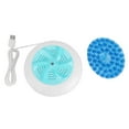 thumbnail image 1 of Mini Travel Portable Household Small Washing Machine Ultrasound Turbo Washer Laundry (Green), 1 of 5