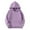 Purple, variant on Chbgutlmr Unisex Baby Clothes Kids Hooded Sweatshirts Long Sleeve Drop Shoulder Solid Color Casual Loose Pullover