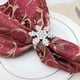 thumbnail image 5 of Cateissary Valentine Napkins Plates Snowflake Design Buckle Banquets Metal Clasps Rings Decorations Table Napkin Jewelry Rhinestone Type2 NO2, 5 of 6