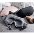 thumbnail image 3 of Graflsoa Memory Foam 3D Sleep Mask with Adjustable Strap, Lightproof Design, Breathable Fabric, and Contoured Nose Bridge for Ultimate Comfort - Gray, 3 of 6