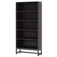 thumbnail image 3 of Canddidliike Bookshelf,Heavy Duty Bookshelf with 88lbs Shelf Load - Closed Back for Dust Protection,Brown, 3 of 7