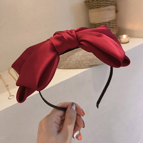 South Temperament Bow Headband for Women Elegant Cute Fine Pressure Hair Accessories Super Fairy Style