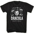 thumbnail image 1 of Bela Lugosi Creepy Web Monochrome Black Adult T-Shirt, 1 of 2