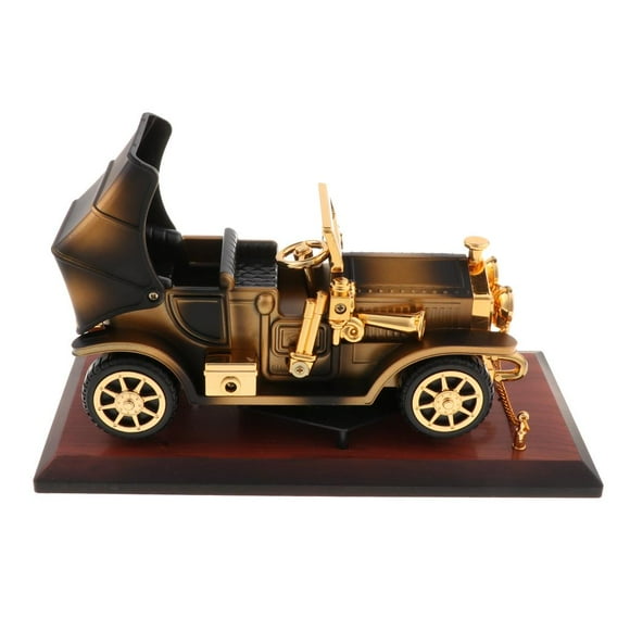 STARTIST Imitation Classic automobile music Box Toys with Base for Home Window Display Bronze